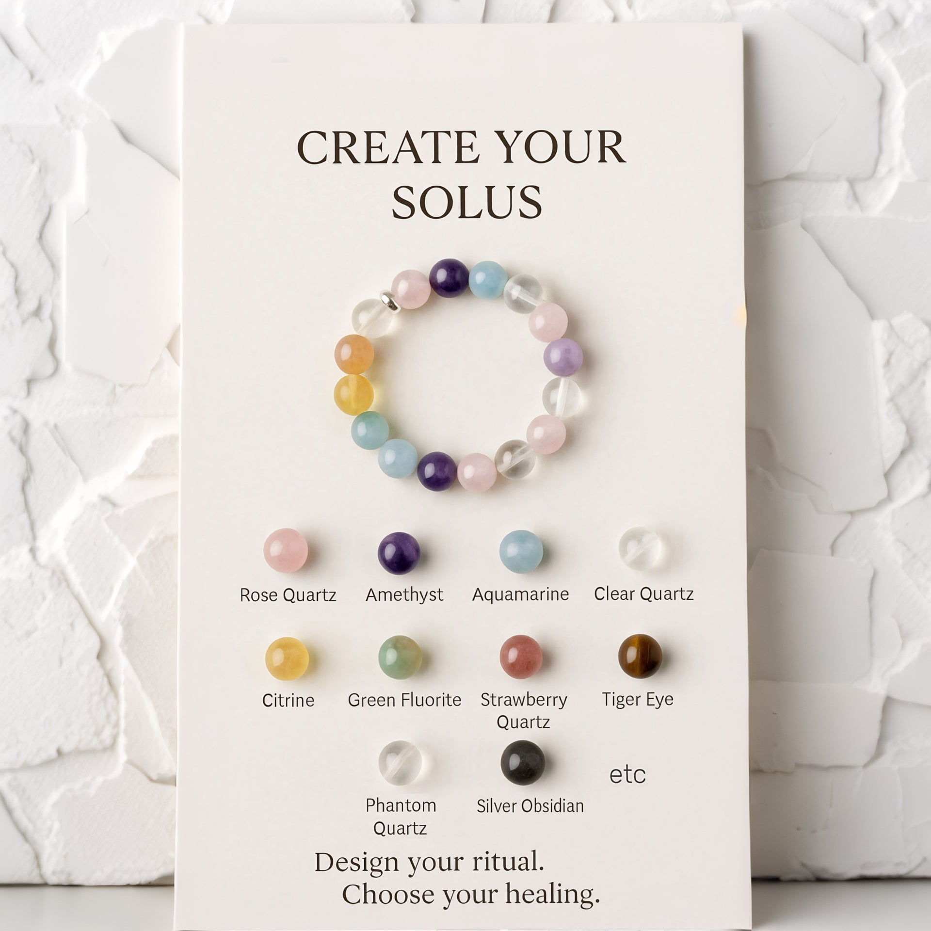 Create Your Solus - Your One-Of-A-Kind Crystal Bracelet
