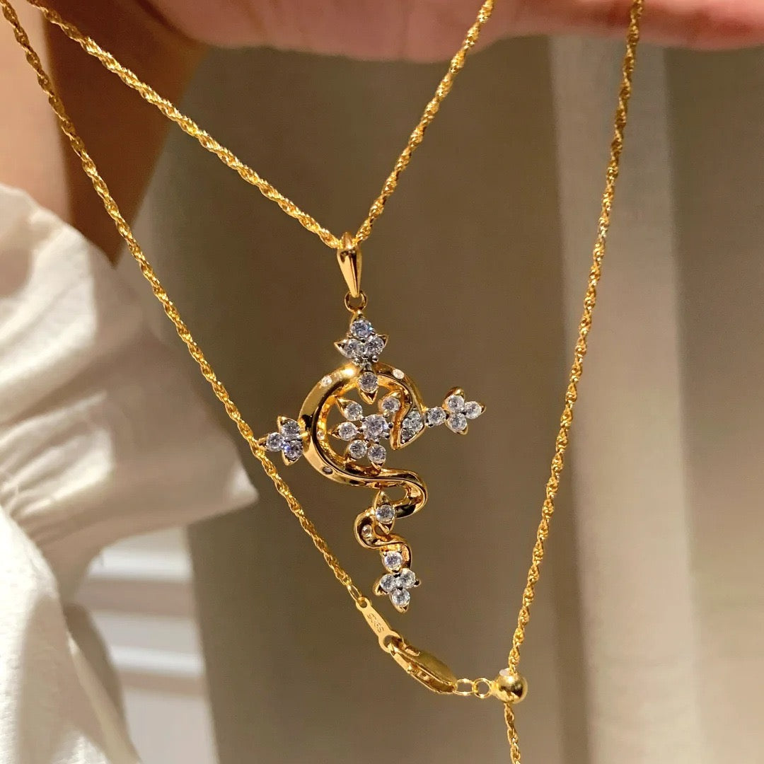 Vintage Marquise and Serpentine Jewelry Set