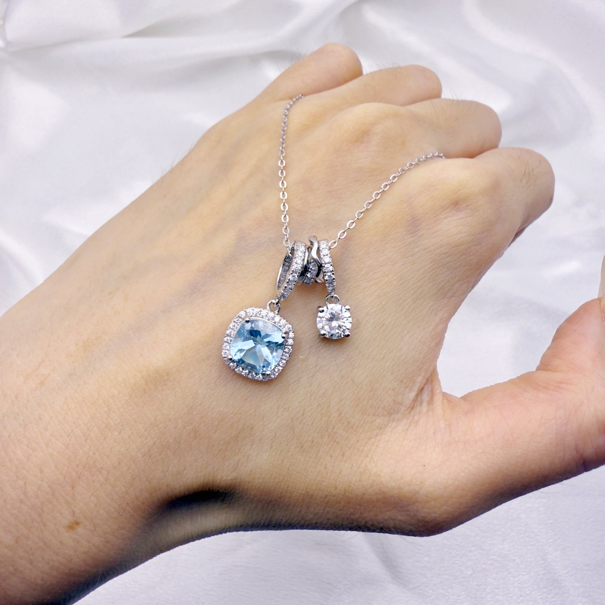 Clarity Glow Topaz Necklace S925 Silver