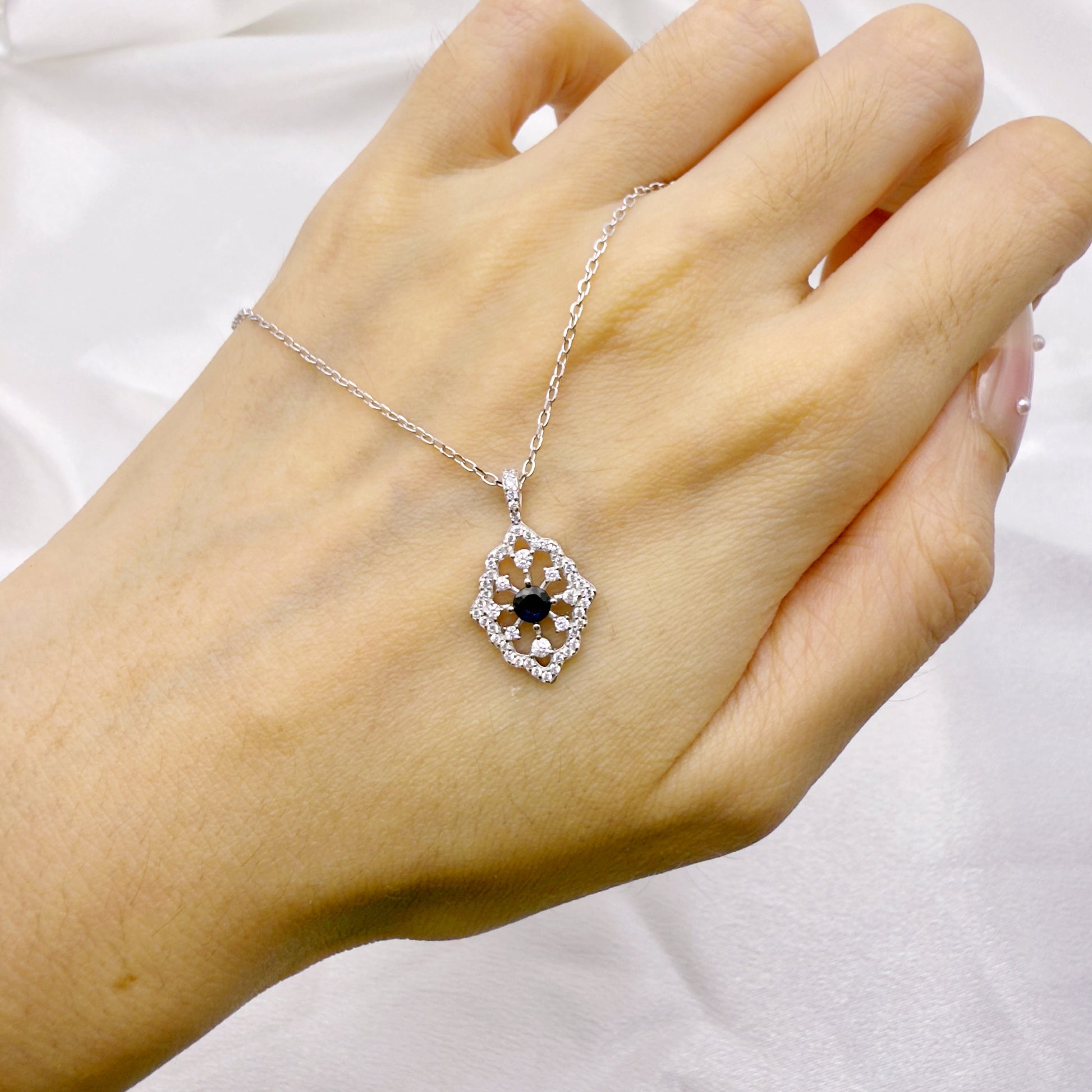 Inner Royalty Sapphire Necklace S925 Silver