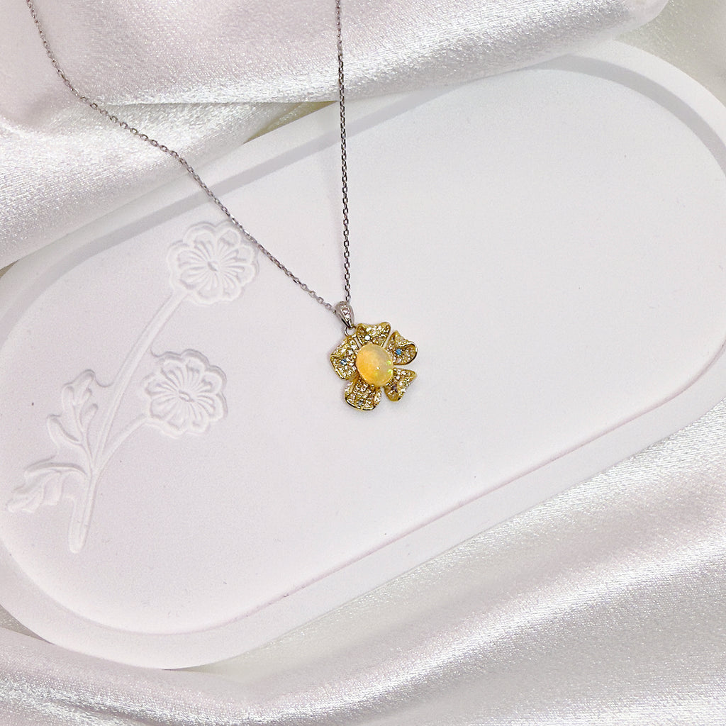 Dreamfire Opal Necklace S925 Silver