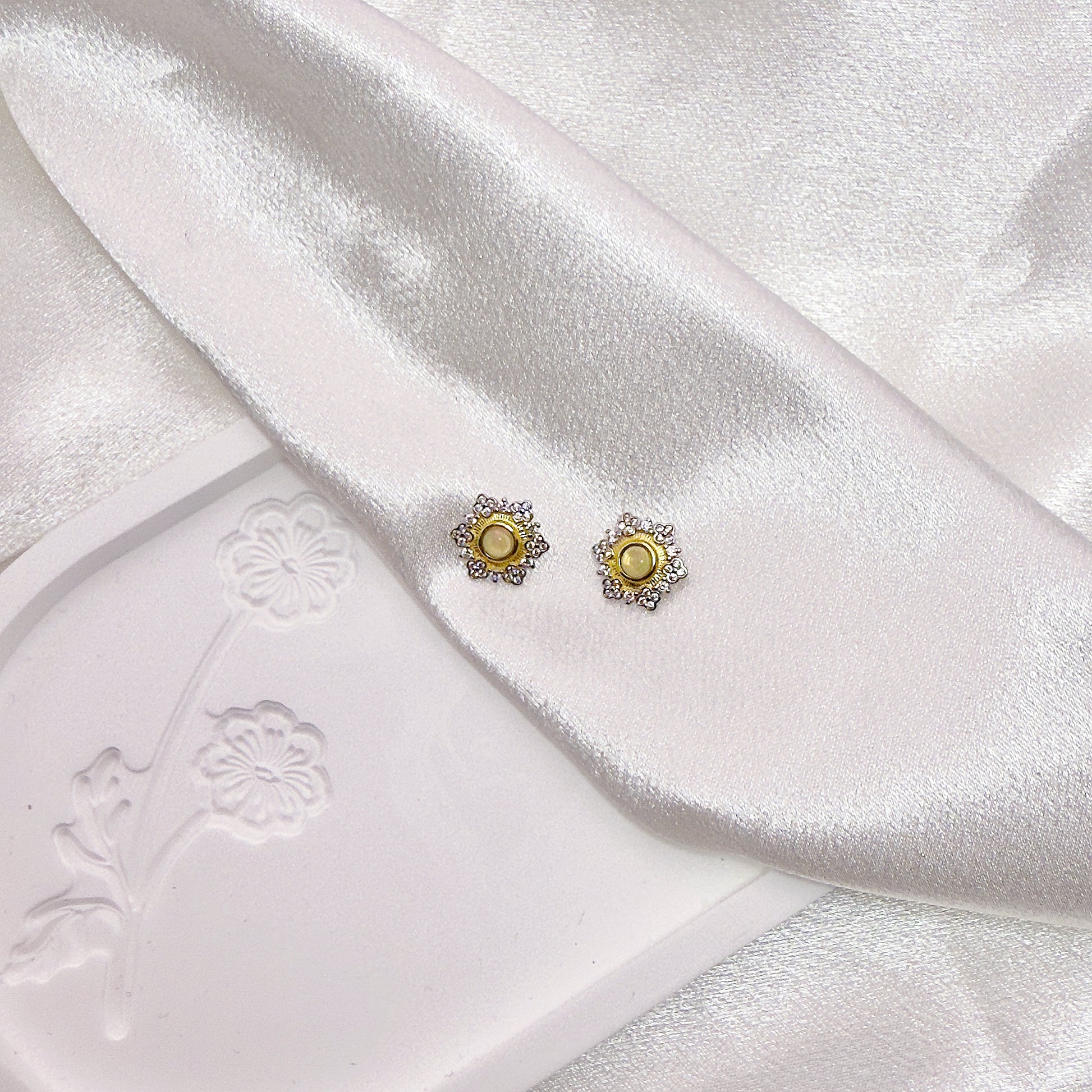 Dreamfire Opal Earrings S925 Silver