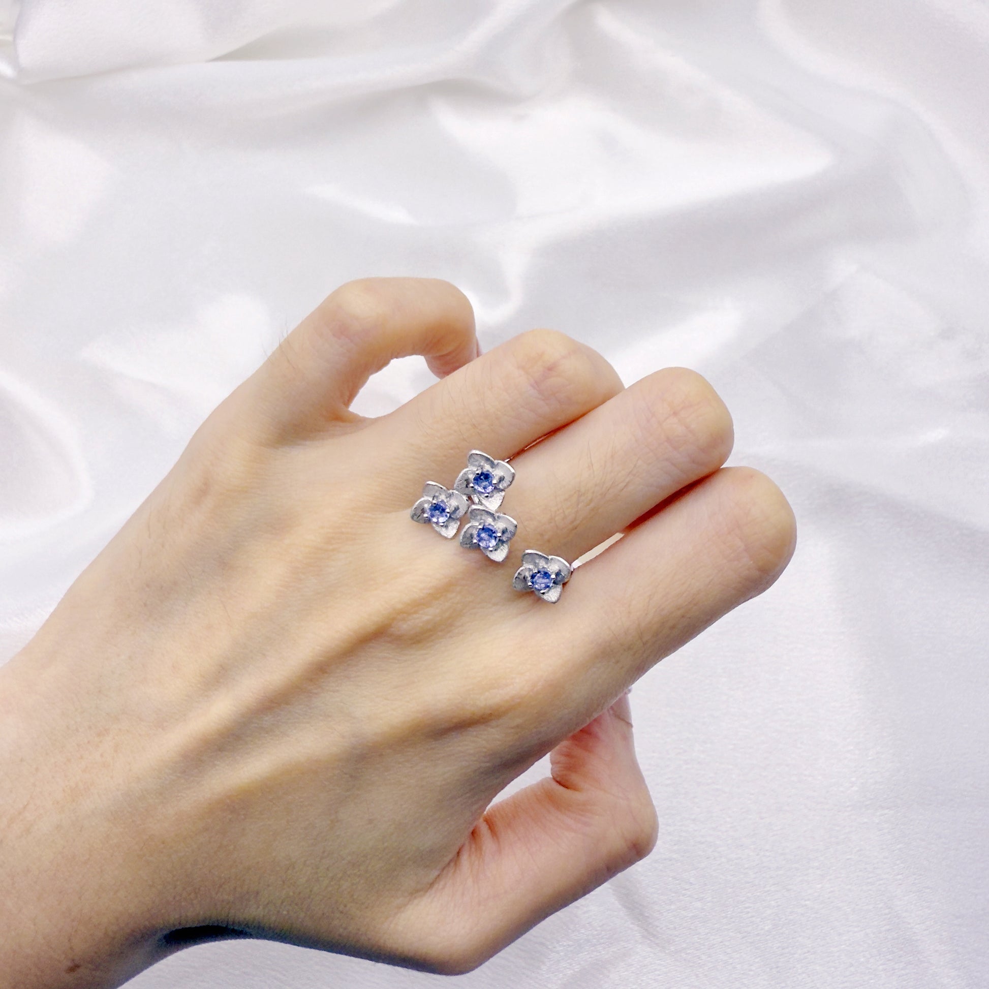 Soul Shift Tanzanite Adjustable  Ring S925 Silver