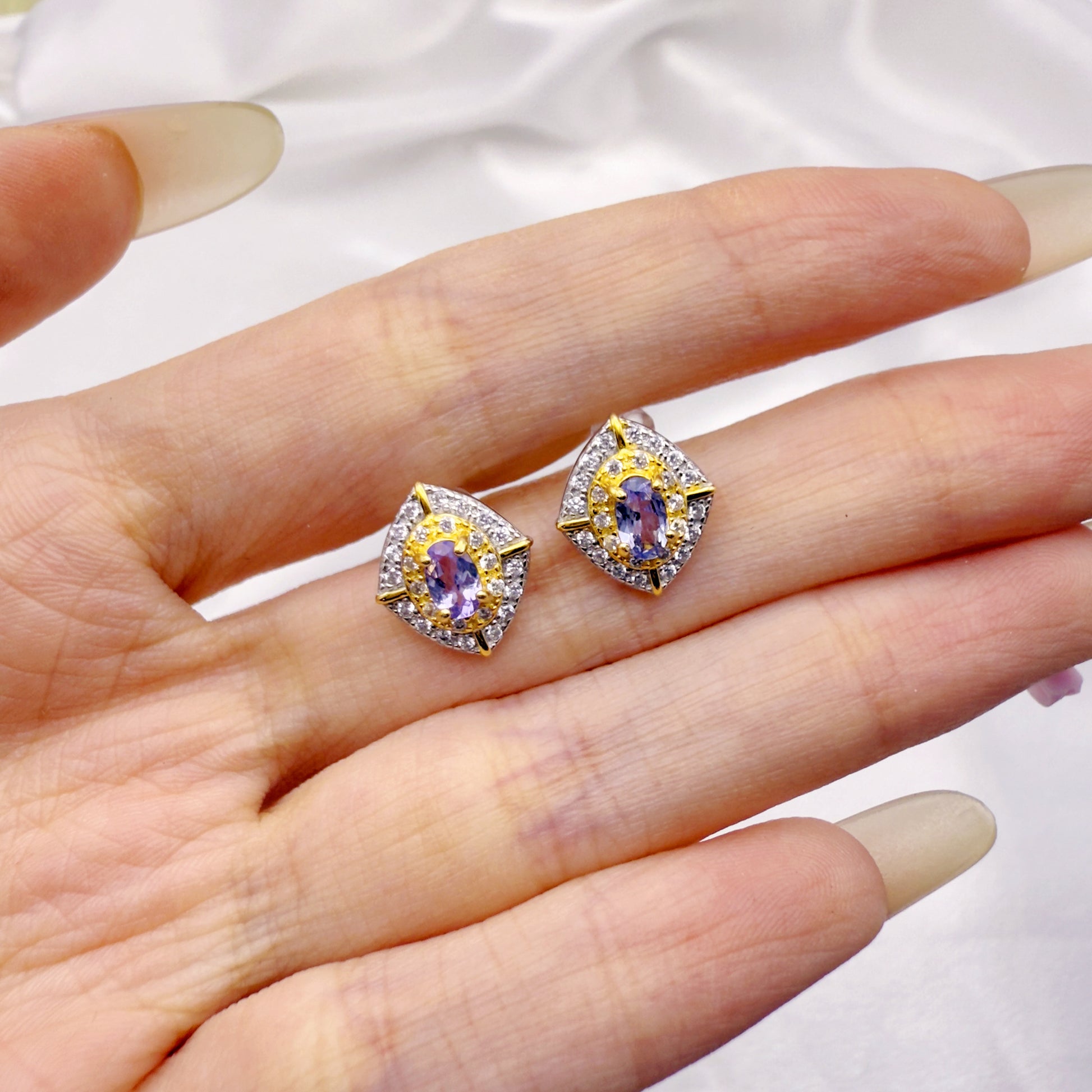Soul Shift Tanzanite Earrings S925 Silver