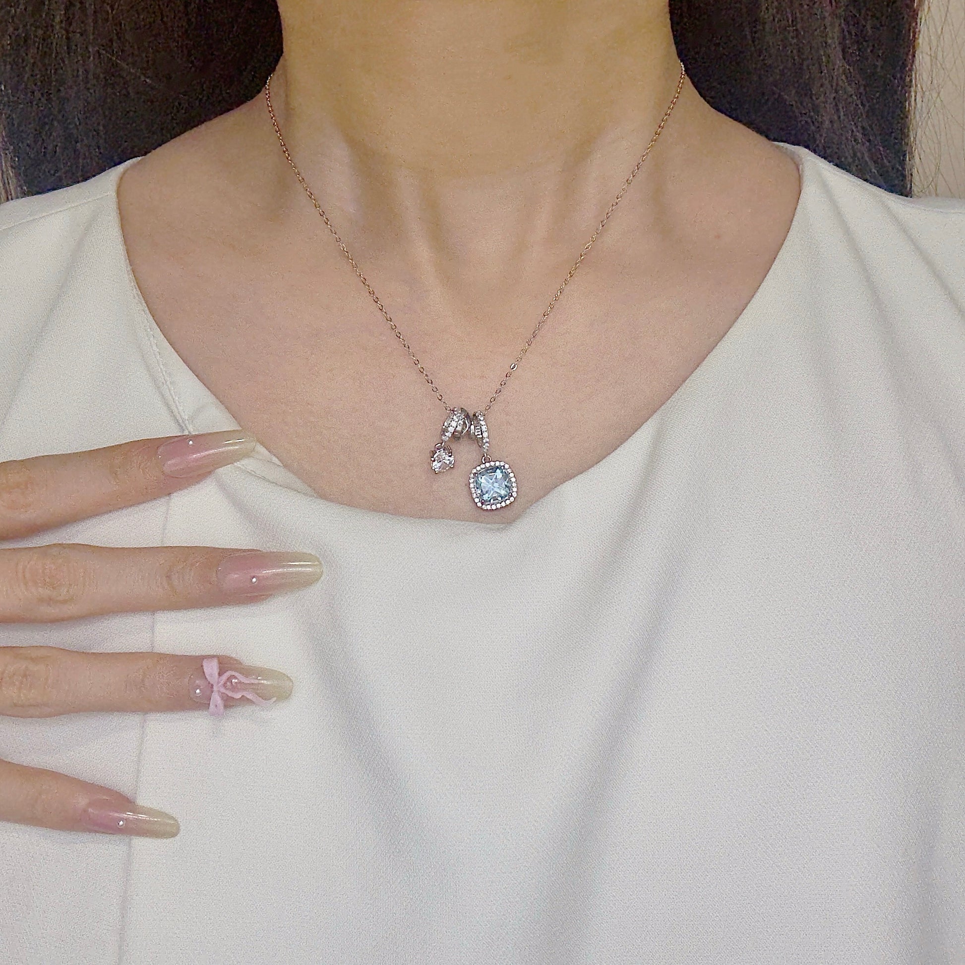 Clarity Glow Topaz Necklace S925 Silver